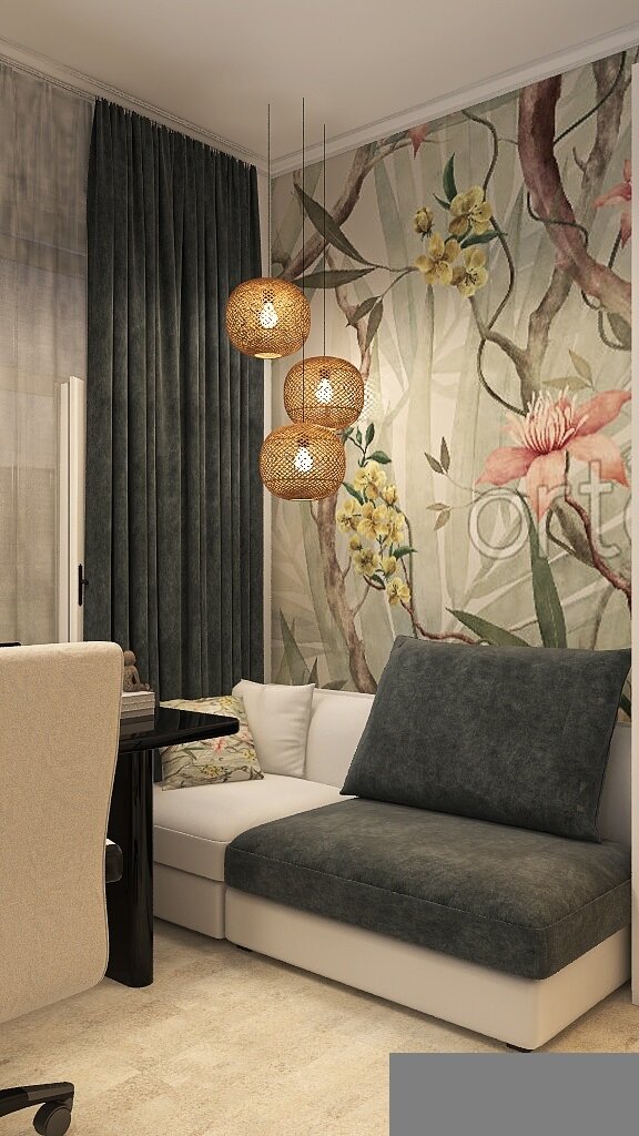 Зона отдыха в детской. 