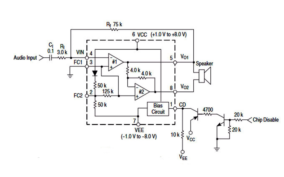 Рис. 1.  Микросхема МС34119.