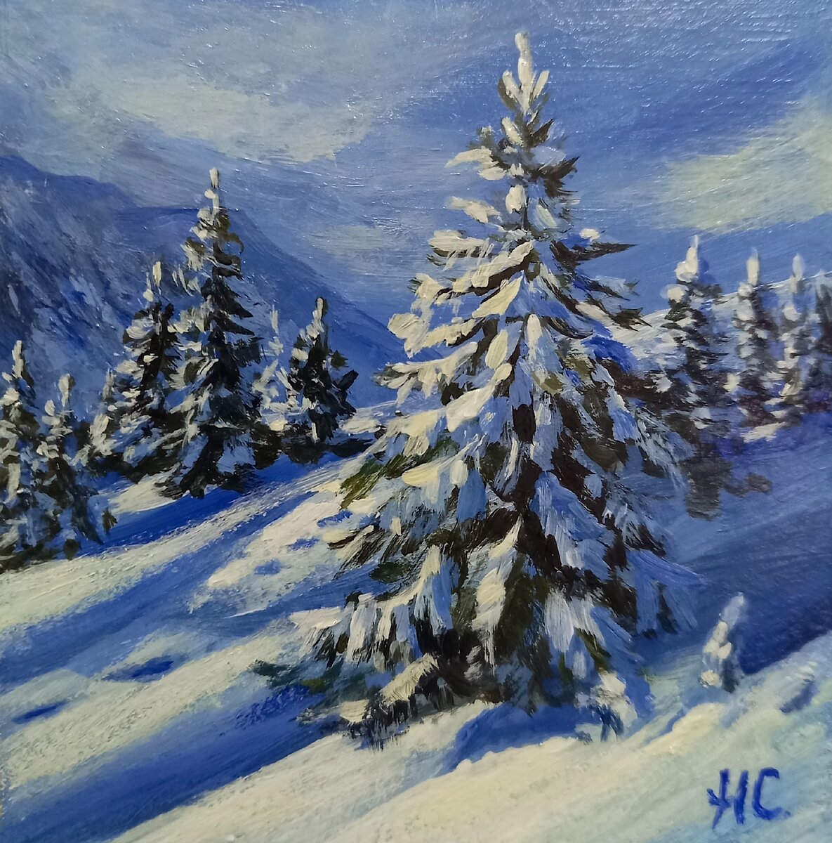 Пушистая елочка