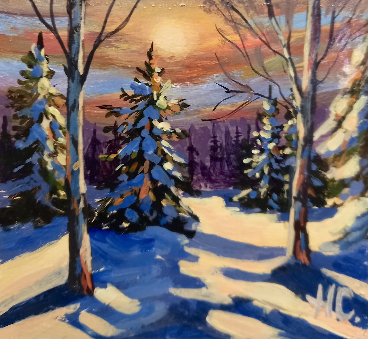 Заснеженный лес