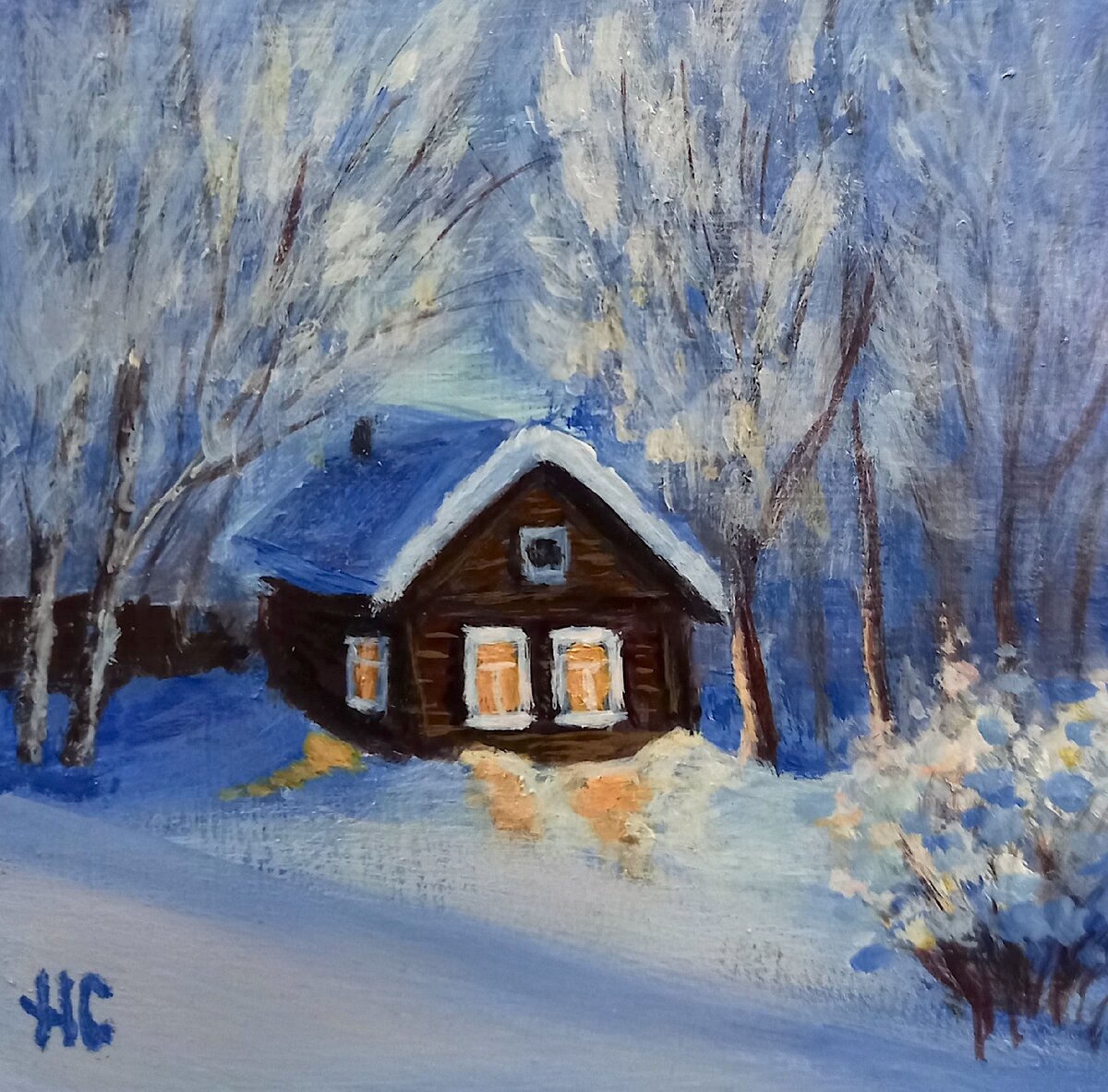 Дома готовится праздничный ужин под душевные разговоры...