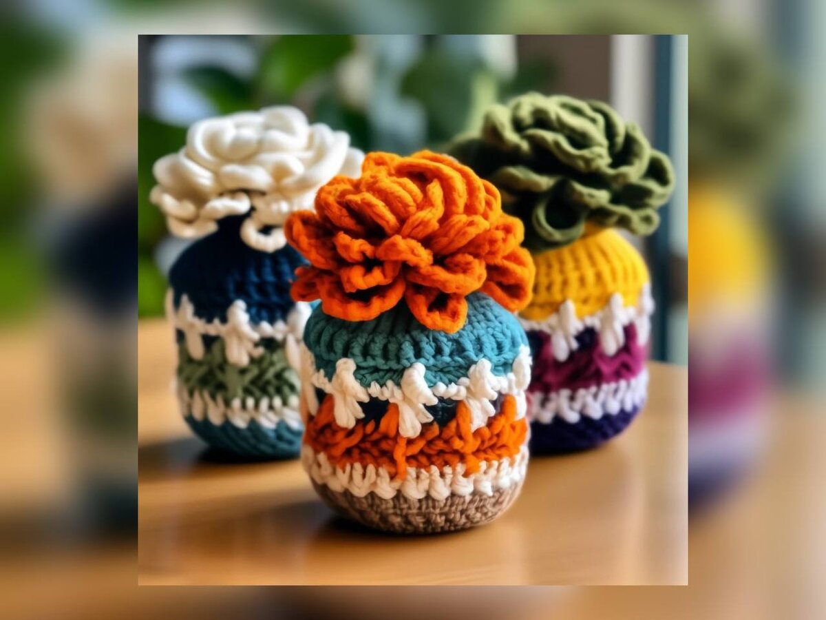 Шкатулка крючком. Нейросеть