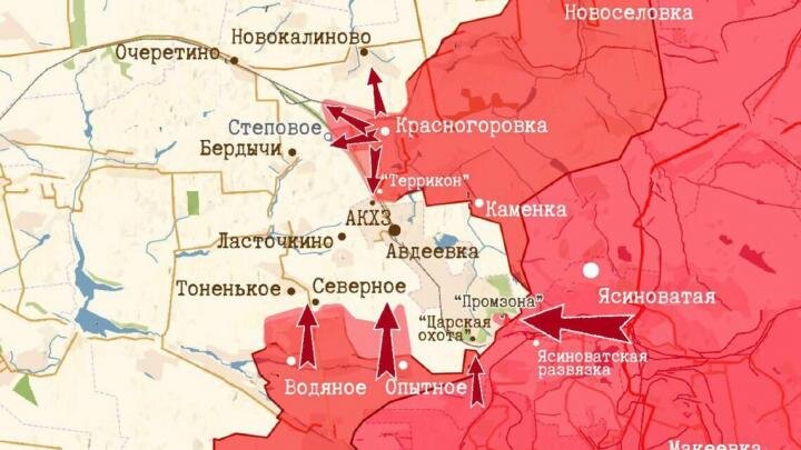 Украина официально подтвердила утрату Марьинки, подобный сценарий происходит и в Авдеевке — самом укрепленном городе Донбасса.-3