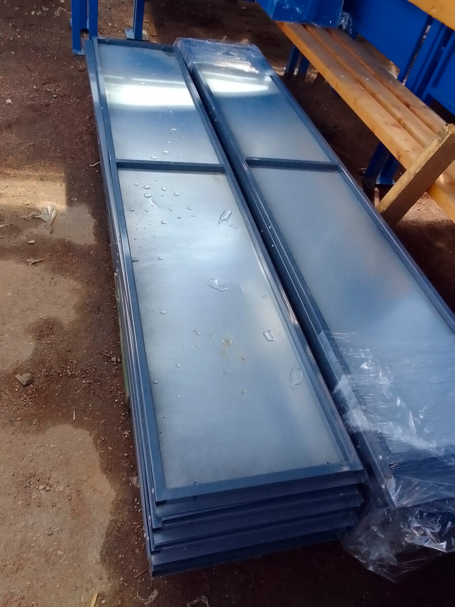 Сборка павильона на бетонном основании автобусной остановки