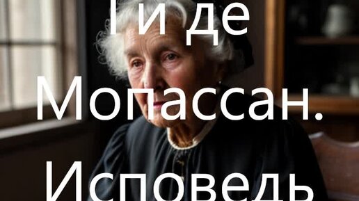 Ги де Мопассан. Исповедь женщины