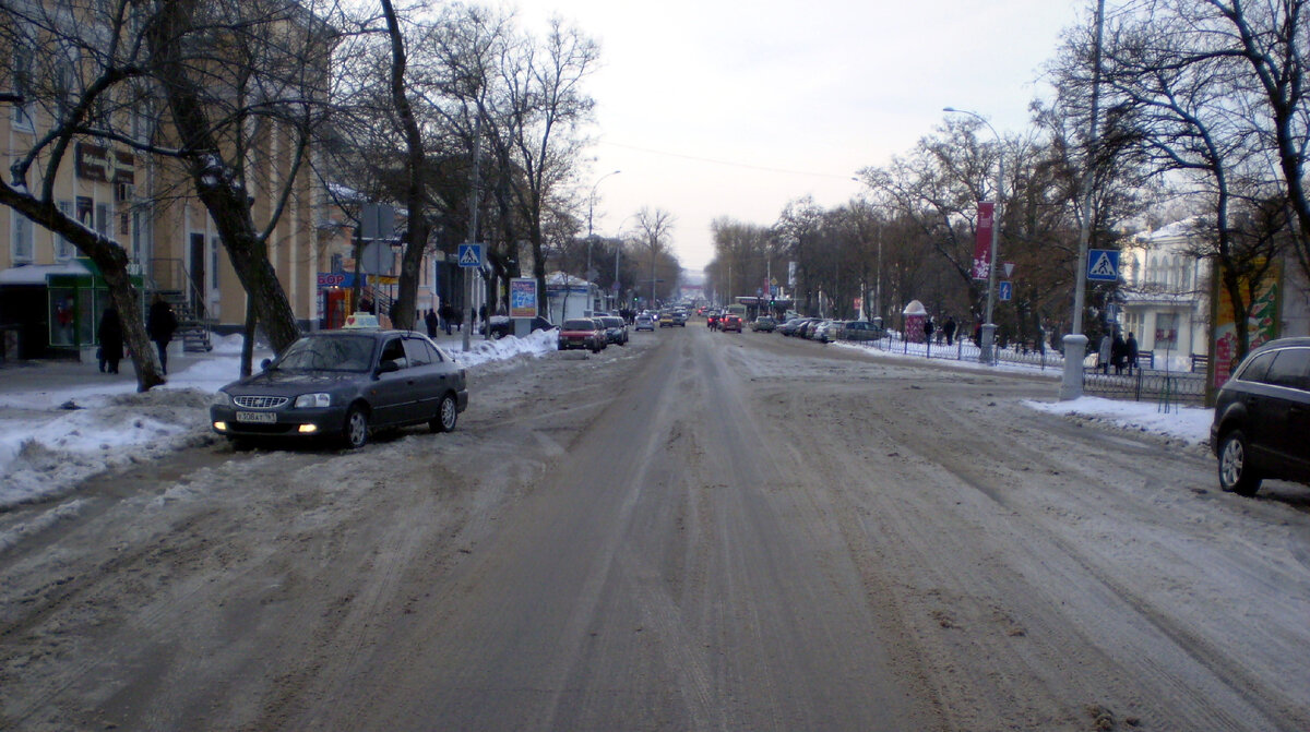 Январь 2010 года. Улица Петровская. Таганрог.
