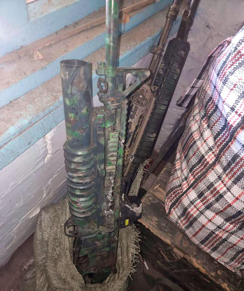 И ещё несколько НАТОвских стволов в мешке из под картошки (фото из открытых источников)