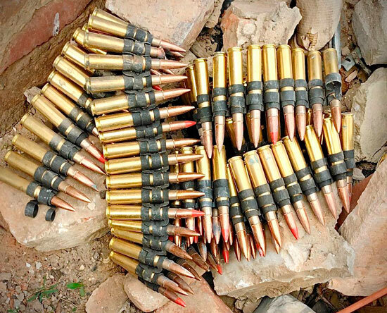 Пулемётные ленты 12.7х99 мм, .50 BMG (фото из открытых источников)
