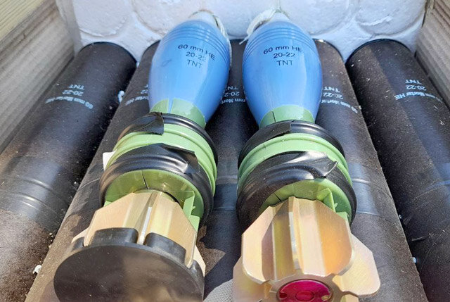 Болгарские мины для польского миномёта калибра 60 мм (фото из открытых источников)