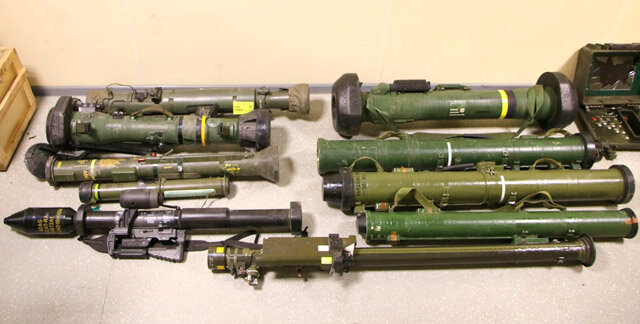 Разнообразные трофейные РПГ, ПТУРы, ПЗРК (фото из открытых источников)