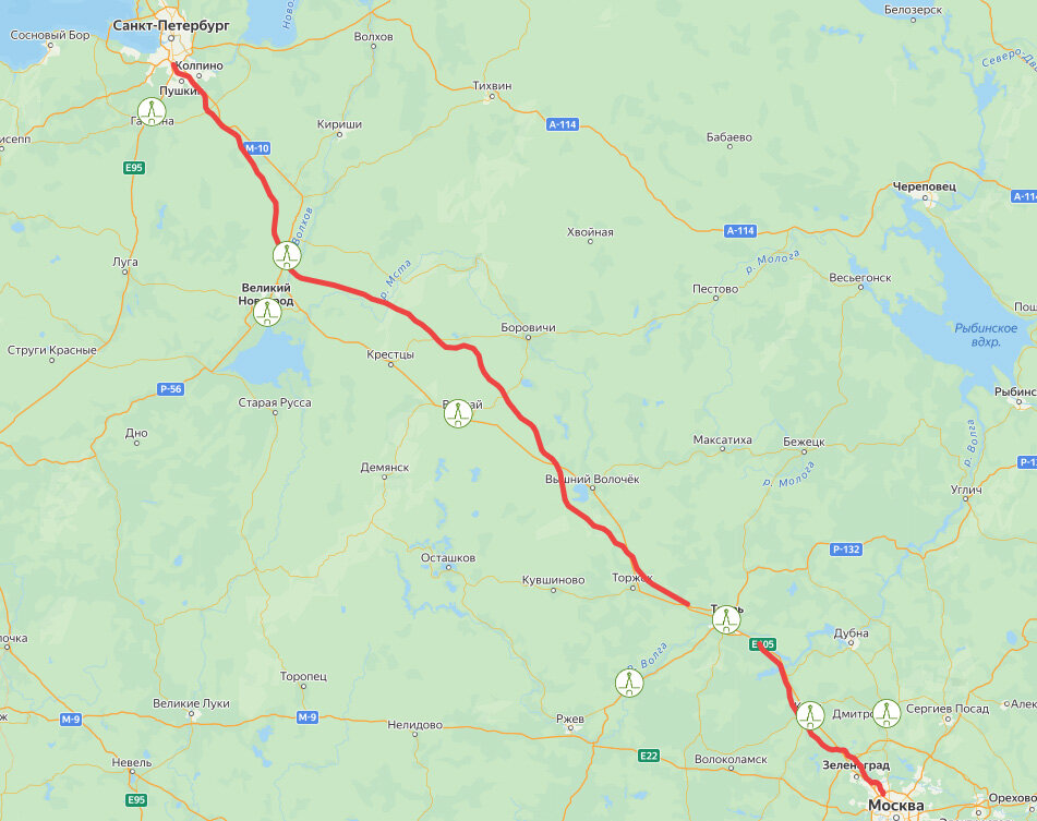 М11 заправки в сторону санкт петербурга