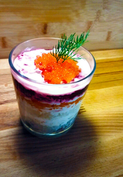 Шуба в стакане