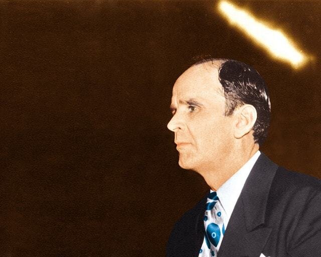 Уилльям Бранхам на встрече в Хуюстоне, Техас, 1950 г.