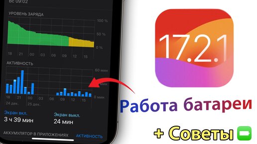 iOS 17.2.1 Что с Аккумулятором? Исправляем разрядку на iPhone!