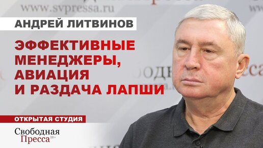 ⚡️АНДРЕЙ ЛИТВИНОВ. О «каннибализме» в авиации, БЕЗОПАСНОСТИ полётов и 1000 РОССИЙСКИХ самолётов к 2030 году