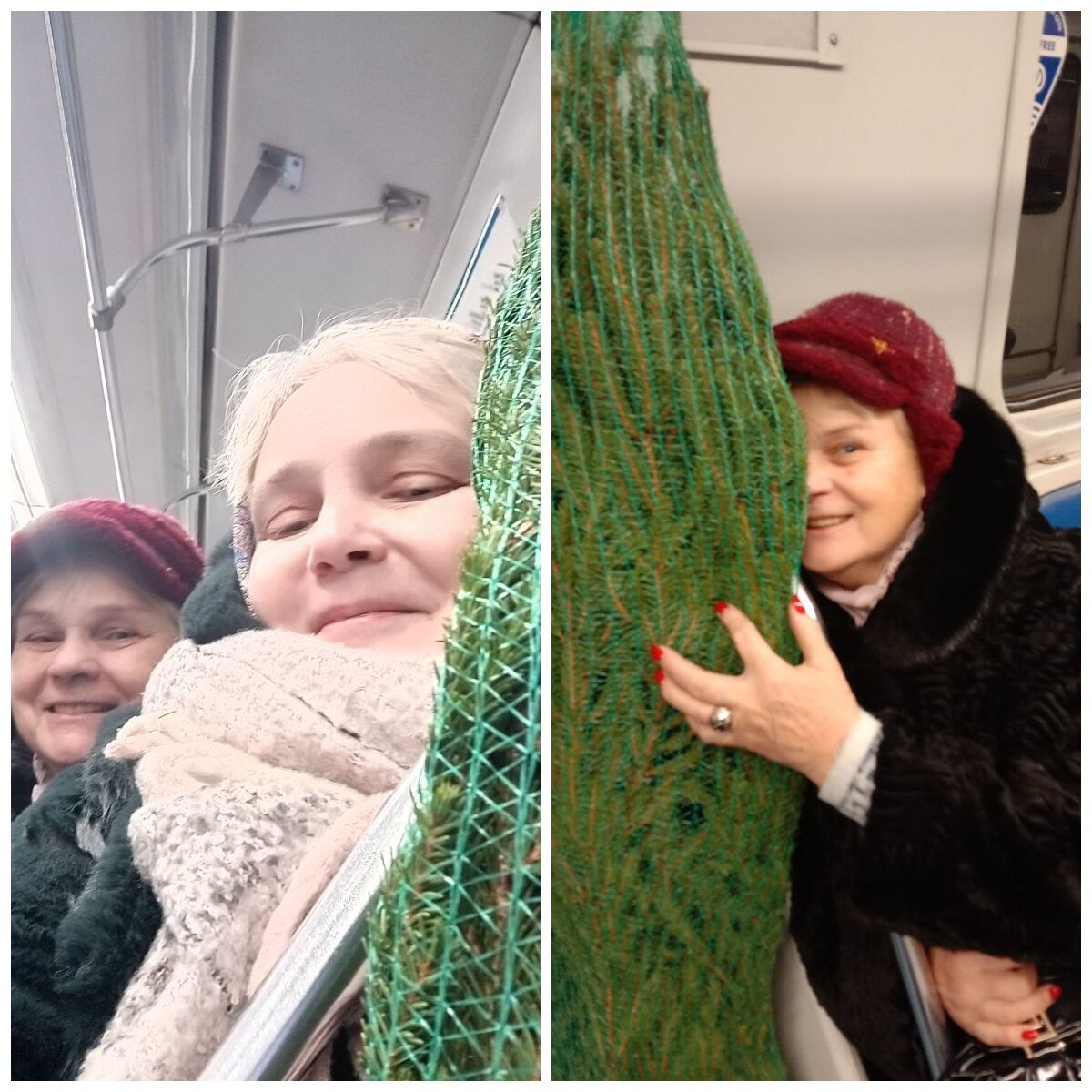В метро