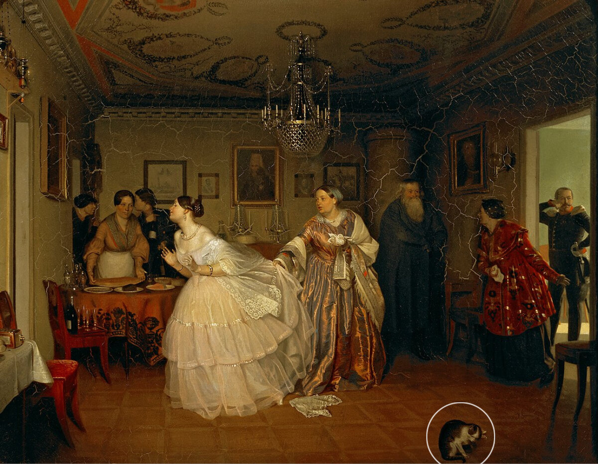 “Сватовство майора” Павел Федотов, 1848г.