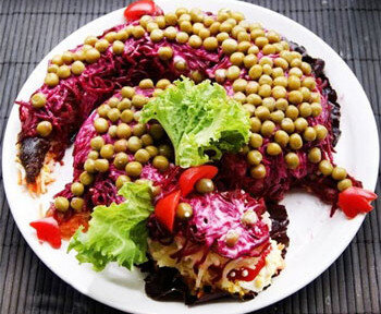 Салат на новый год, год дракона