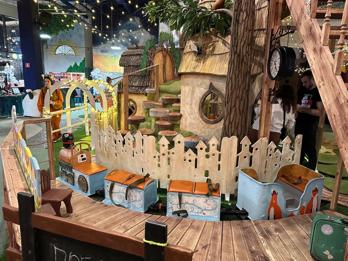 Общий план, с поездом