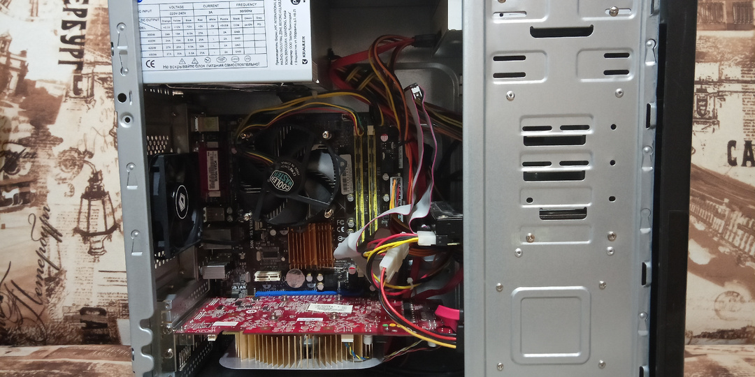 Собрал сыну компьютер из 2009-го года на Windows XP SP3.