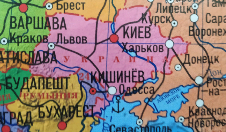 Карта юга РФ, соответствующая её Конституции.