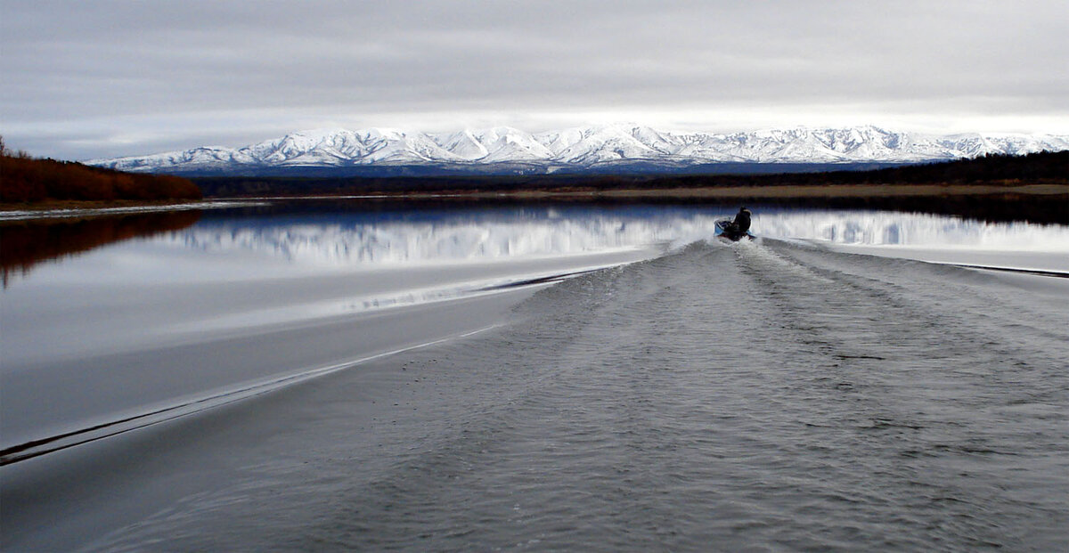 Просторы реки Пенжина