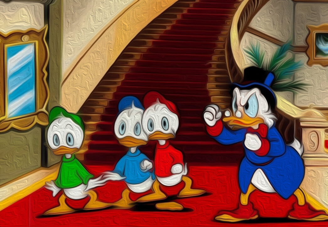 Скрудж Макдак и его племянники Билли, Вилли и Дилли попадают в захватывающие приключения, из которых всегда с честью выбираются. "Утиные истории" - потрясающий мультильм, проверенный временем. Включайте и вашего ребенка будет не оторвать!