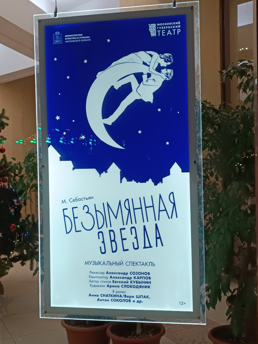 Вчера были в Московском Губернском театре на спектакле-мюзикле "Безымянная звезда".-2