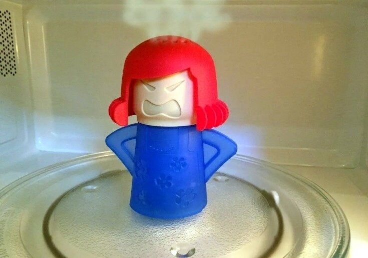 Пароочиститель для микроволновой печи Angry Mama