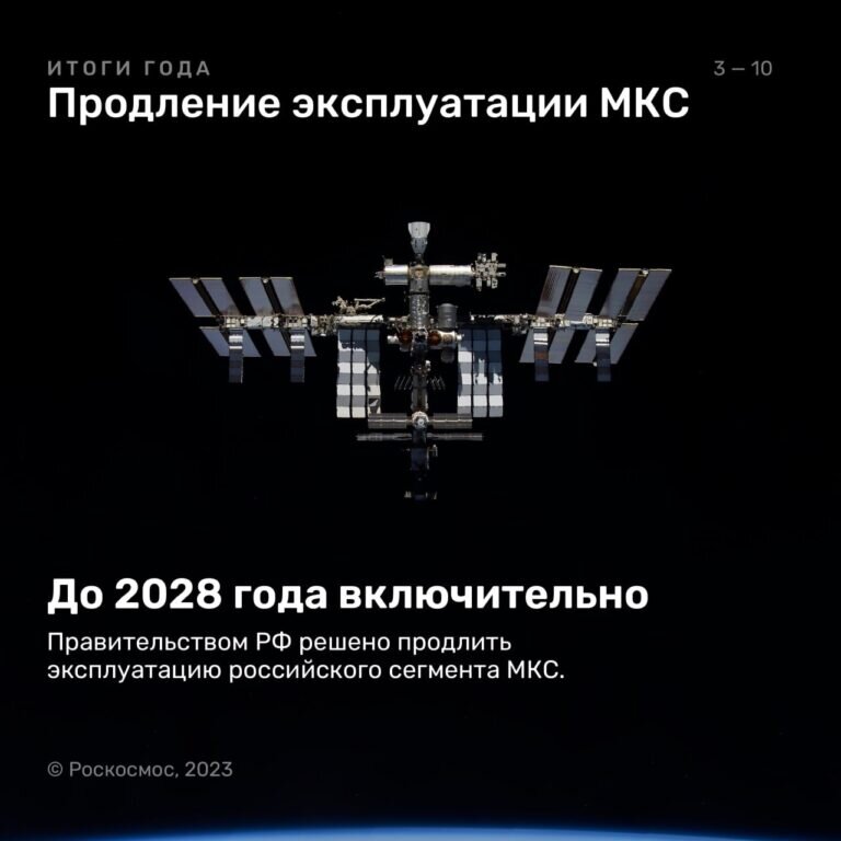    Космические итоги деятельности госкорпорации «Роскосмос» в 2023 году / © «Роскосмос»