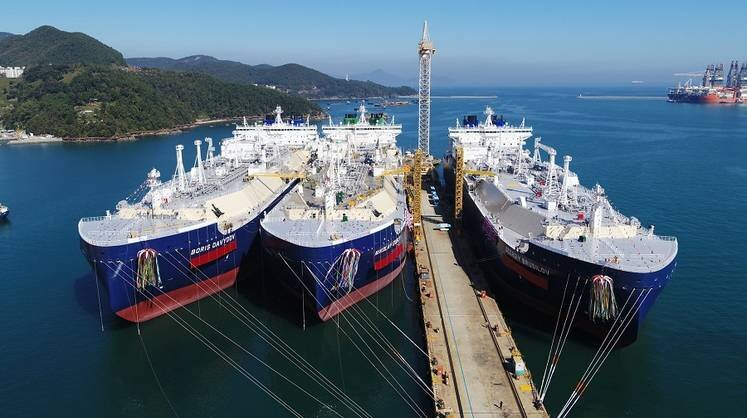    DSME Ледокольные газовозы проекта Arc7