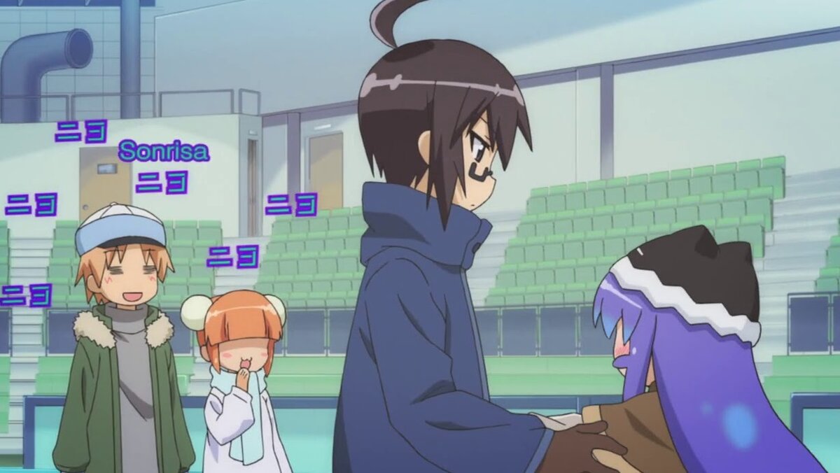 Немного безумное романтическое аниме о жизни простой компании ...