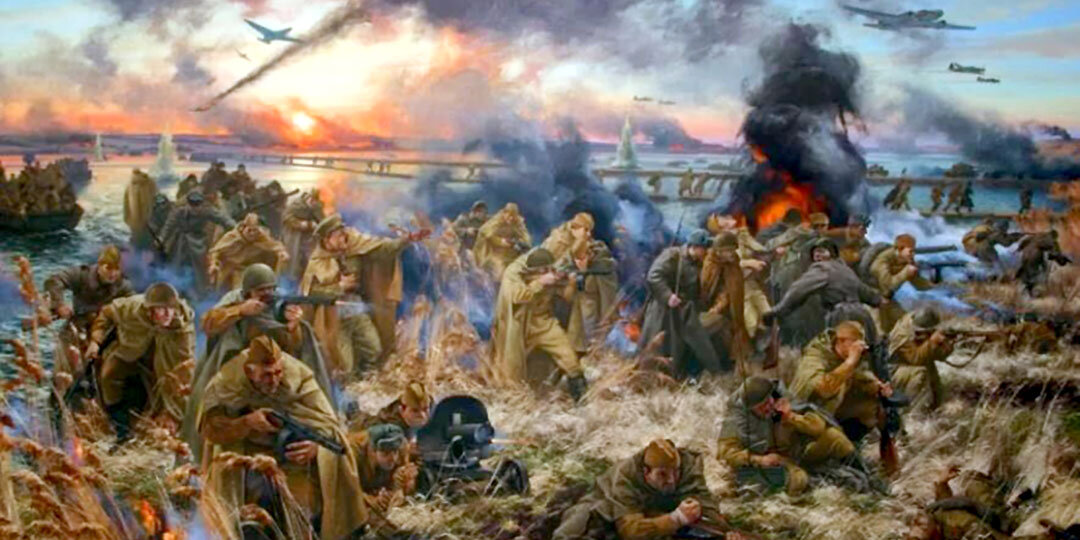 Форсирование Днепра советскими войсками в 1943-м году
