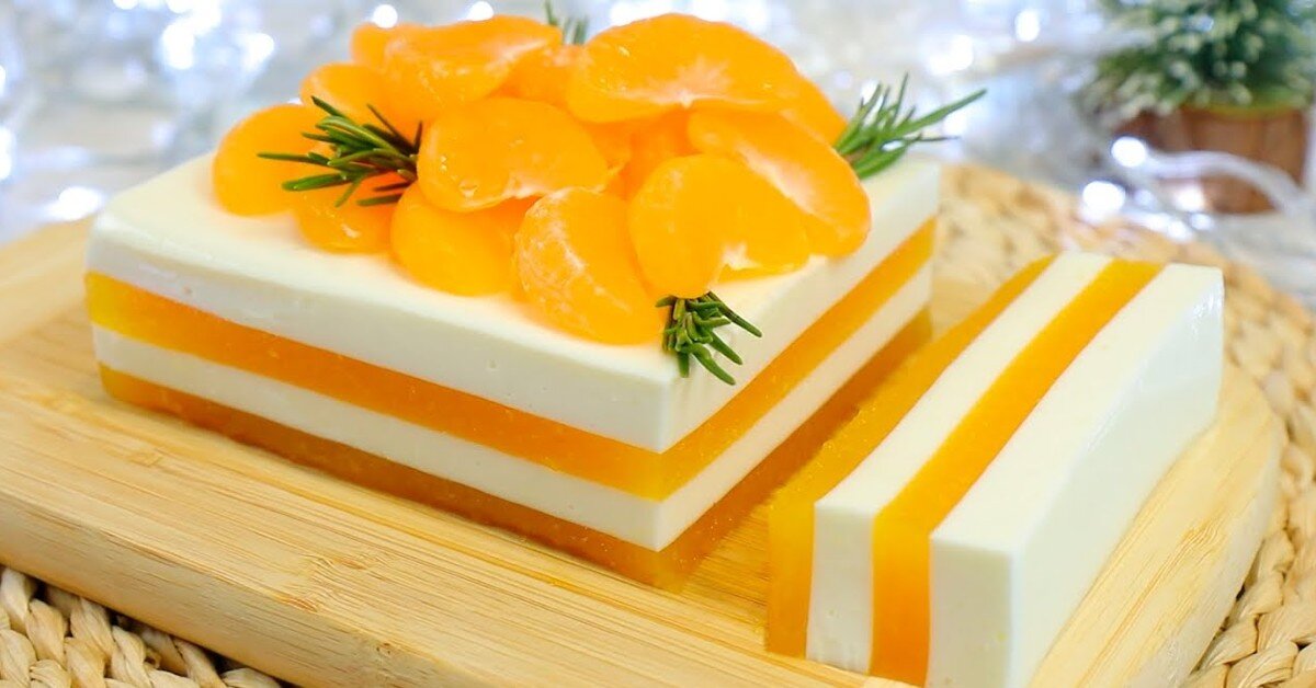 Желе из мандаринов