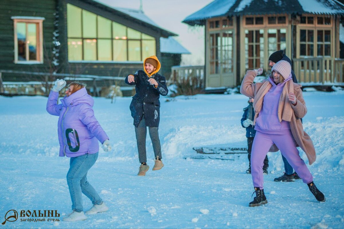 Как провести семейный отдых в загородном отеле «Волынь»: зимние активности  для детей и взрослых. | Загородный отель 