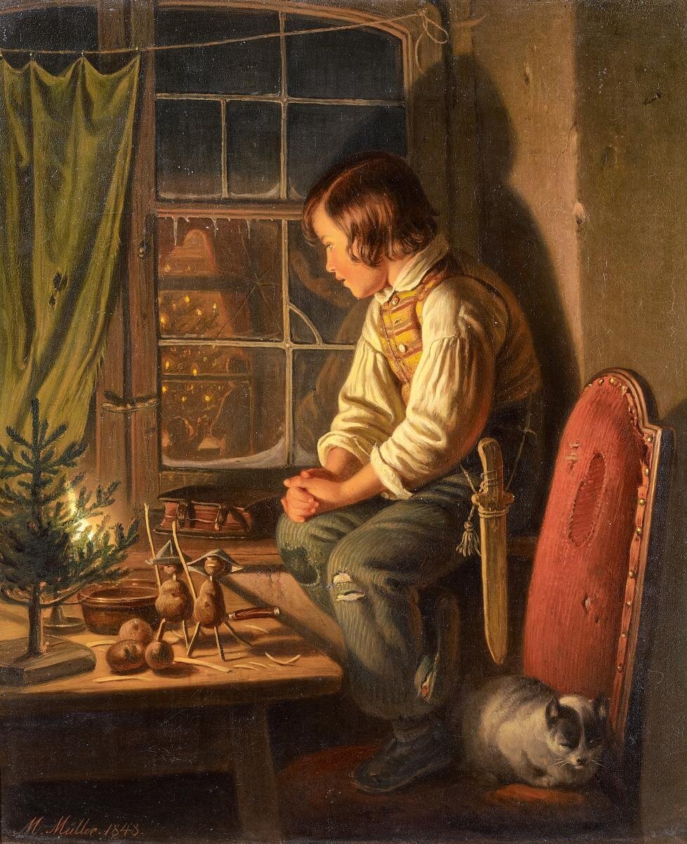 "Сочельник" худ. Карл Фредерик  Мориц