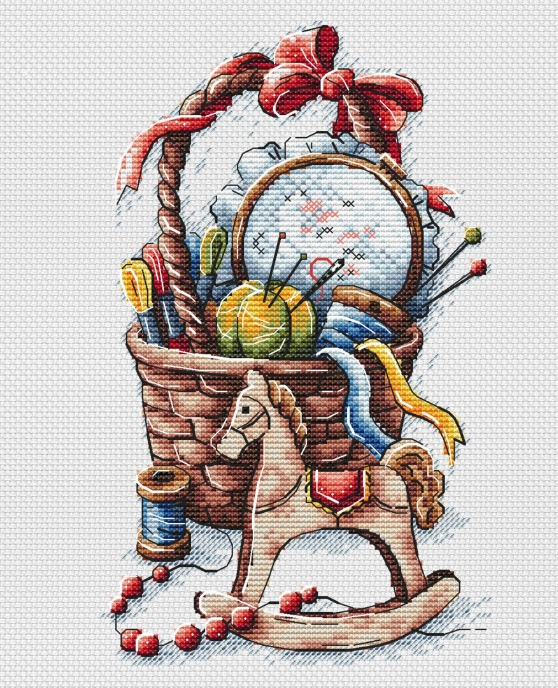 Набор для вышивки крестом «вышивальный уголок» от Евгении Полуэктовой