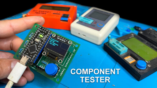 Тестер электронных компонентов на Arduino и OLED дисплее SSD1306