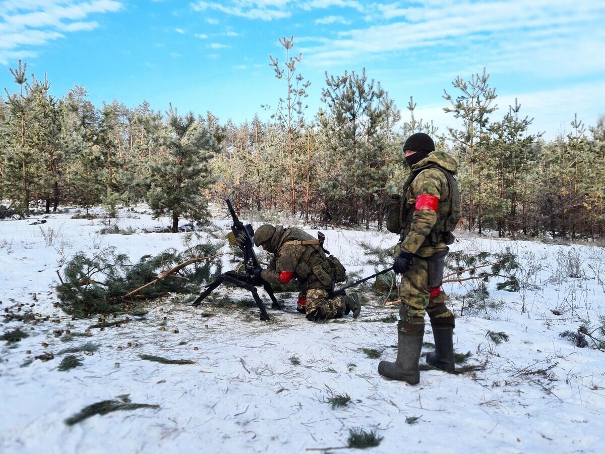    Разведчики ВС РФ в зоне спецоперации© РИА Новости