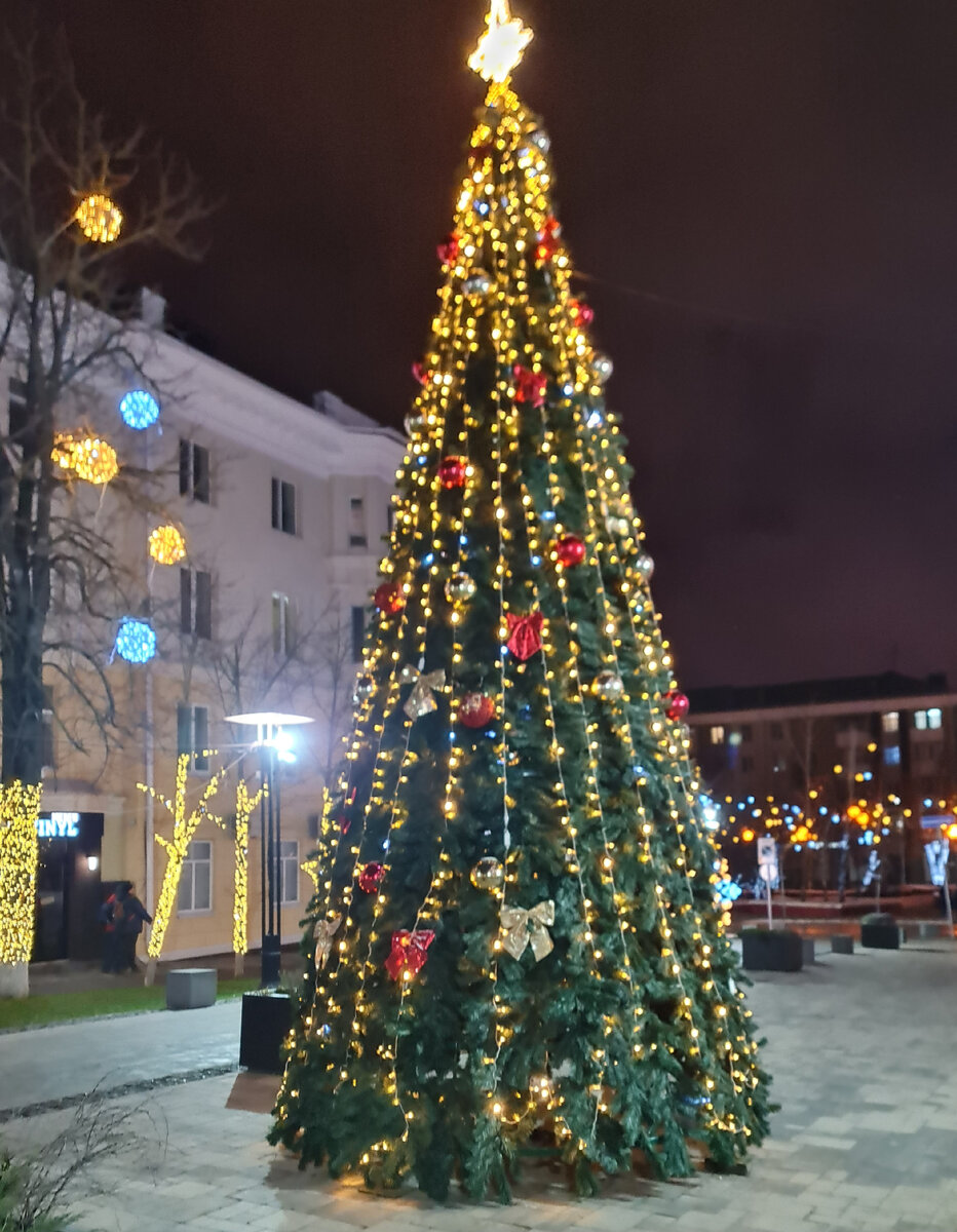 Современная ёлочка в нашем городе 