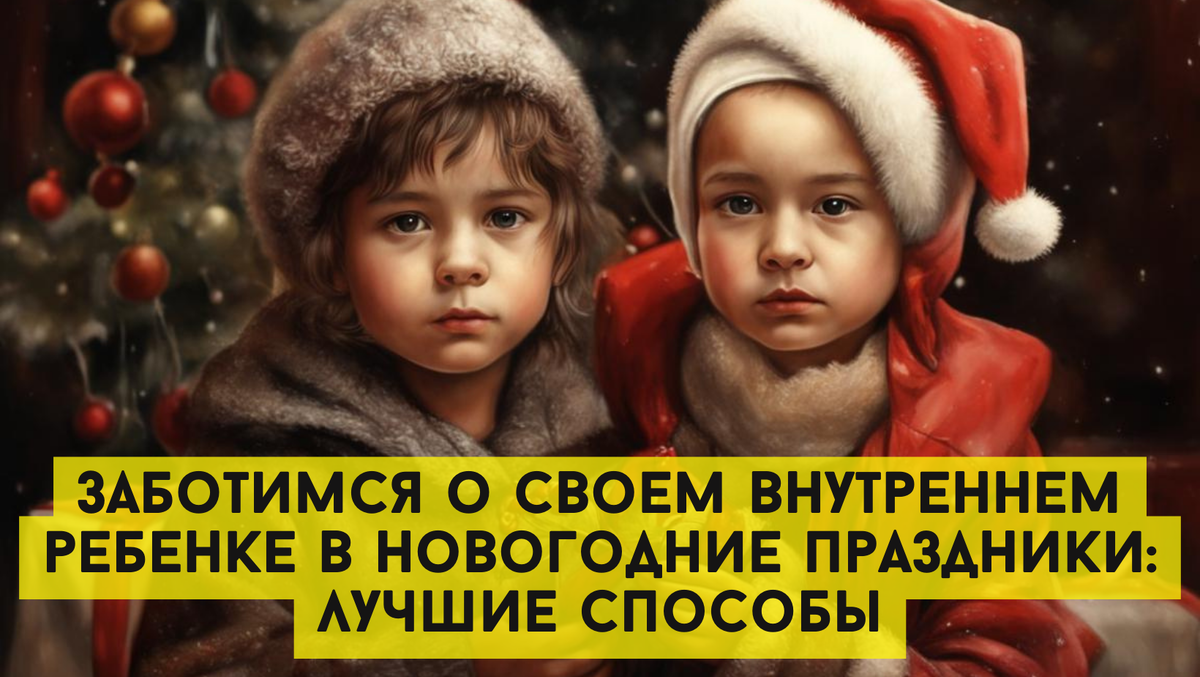 Заботимся о своем внутреннем ребенке в новогодние праздники: лучшие способы  | Михаль Крейман | НЕ психолог | Дзен