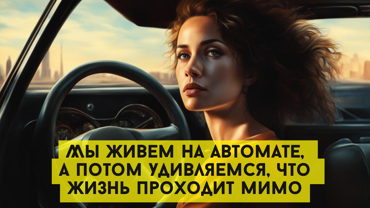 Мы живем на автомате, а потом удивляемся, что жизнь проходит мимо. Как это изменить?