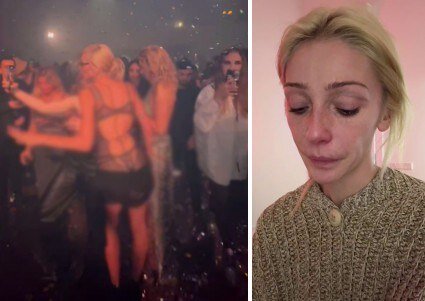 ИВЛЕЕВА НА ГОЛОЙ ВЕЧЕРИНКЕ И ПОСЛЕ. ФОТО: СКРИНШОТ TELEGRAM-КАНАЛА ЦАРЬГРАД