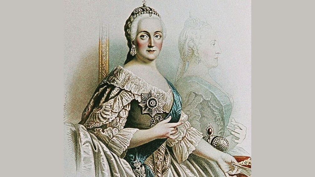 Неизвестный художник. Екатерина II. литография