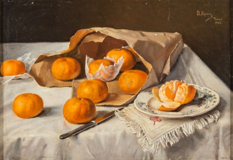 Вильгельм Лукин. «Мандарины», 1936 год, Томский художественный музей, Томск © Public domain