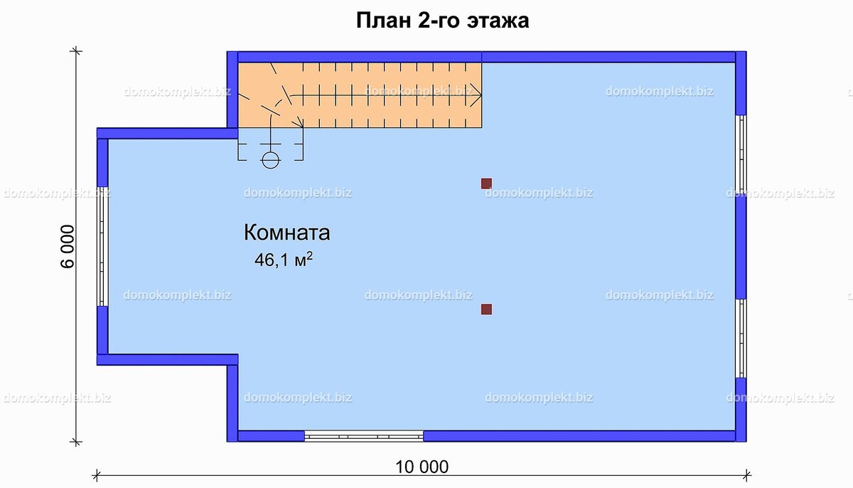 Проект «Нечаевский»: дом с помещениями свободной планировки | Завод Домов  77 | Дзен