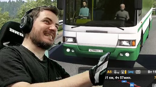 Мэддисон рассказывает как слетал в Италию ездя по русским дорогам в моде Euro Truck Simulator 2