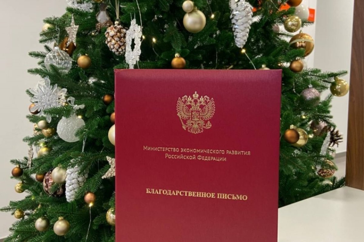    Тульский МФЦ отметили благодарственным письмом Минэкономразвития России