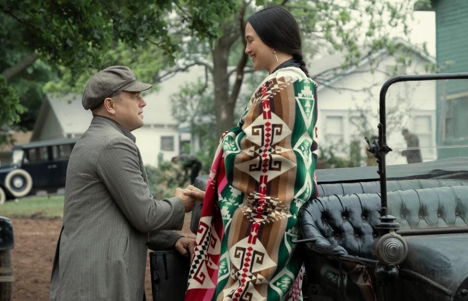 Apple TV+📷Кадр из фильма «Убийцы цветочной луны»