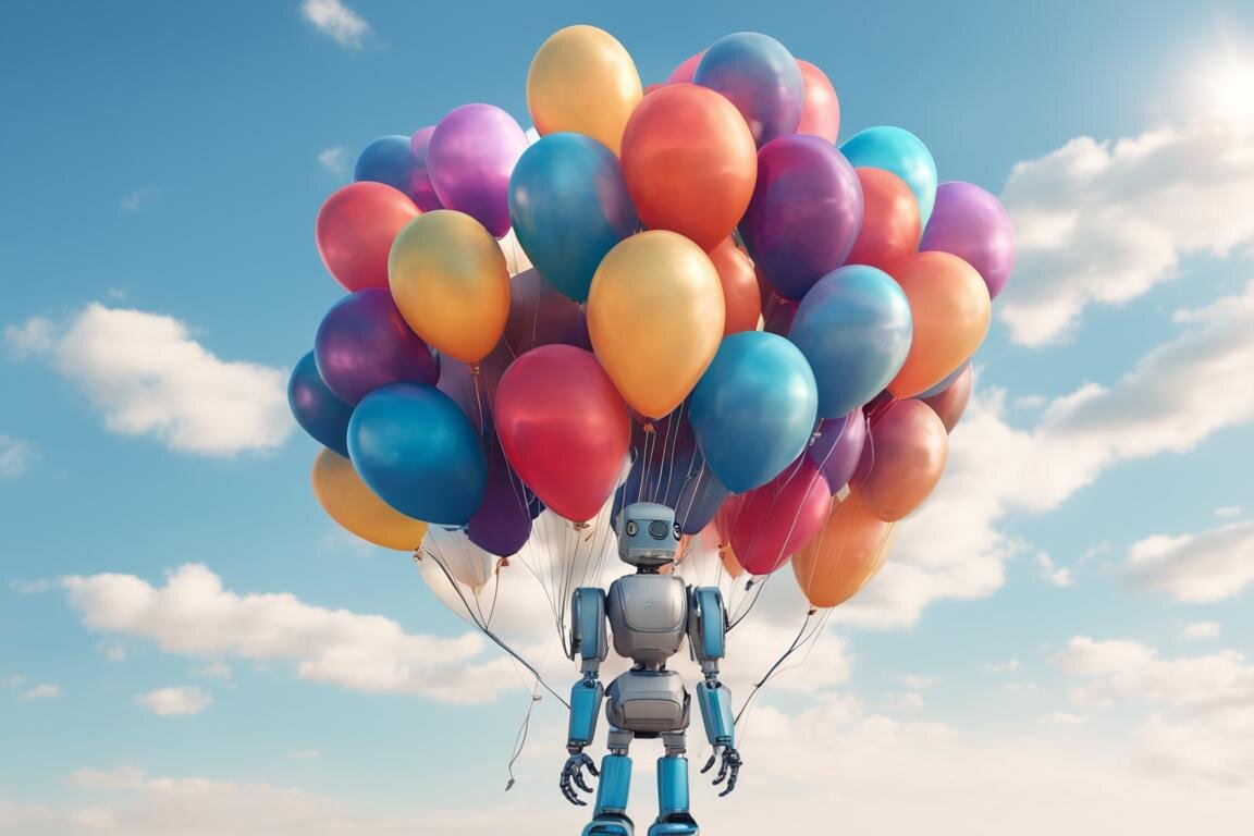 Наш искусственный интеллект улетает в небо непобежденным.